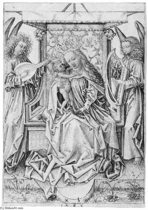 Madonna And Child With Musical Angels — Albrecht Dürer