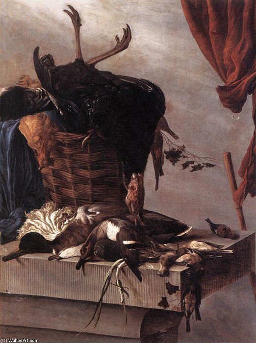 Still-life With A Turkey — Jacob Salomonsz Ruysdael