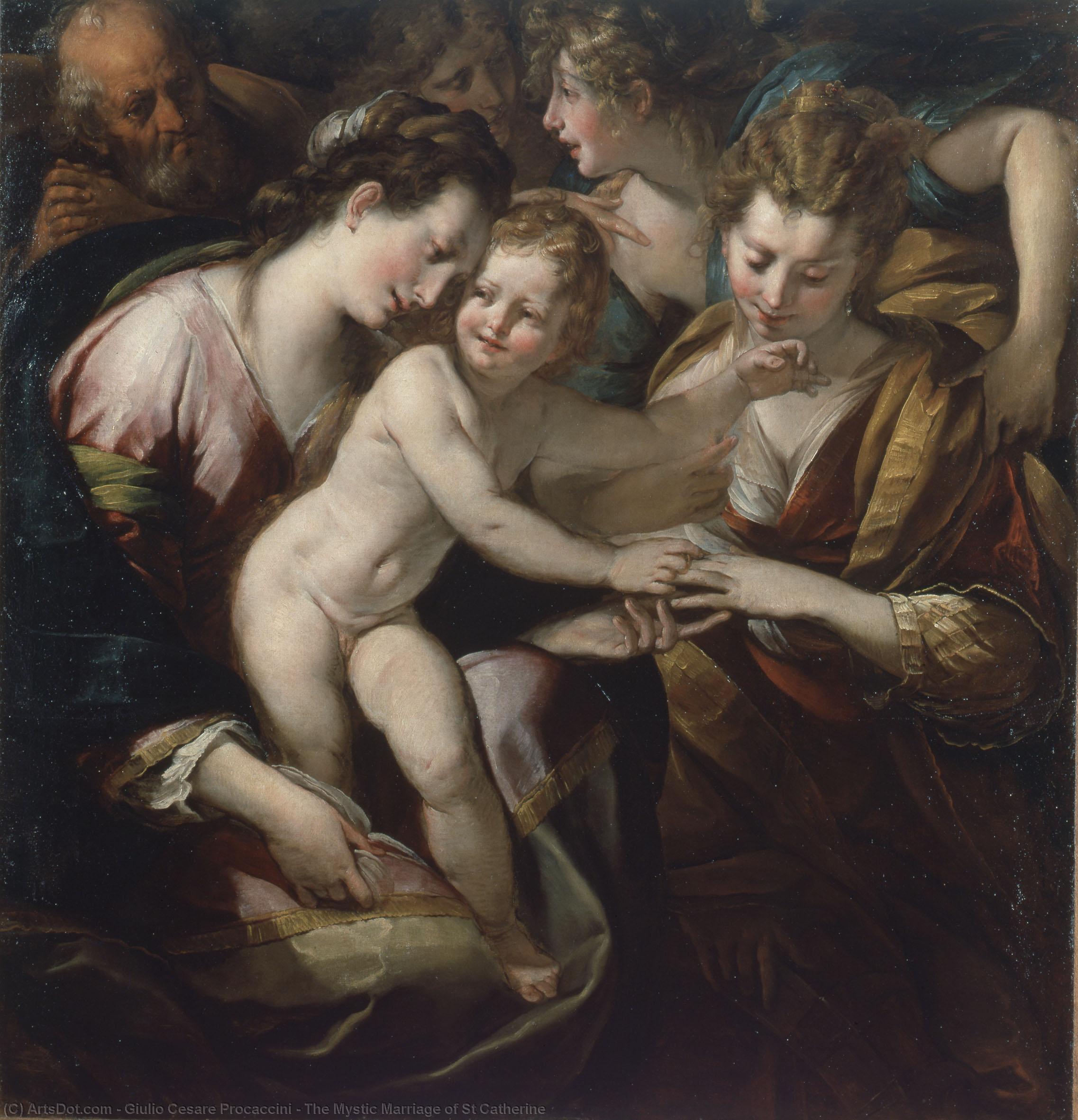 The Mystic Marriage Of St Catherine — Giulio Cesare Procaccini