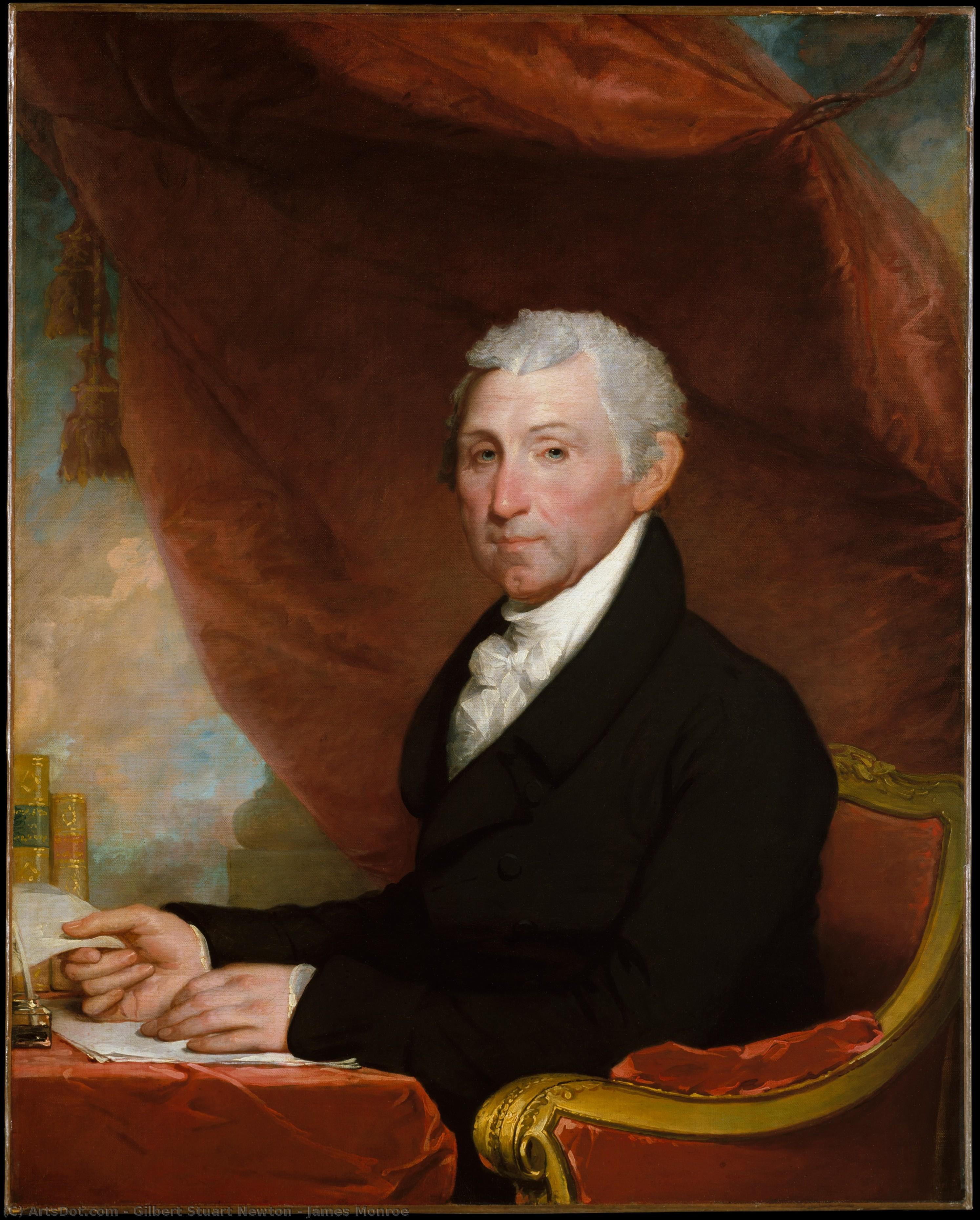 James Monroe — Gilbert Stuart Newton