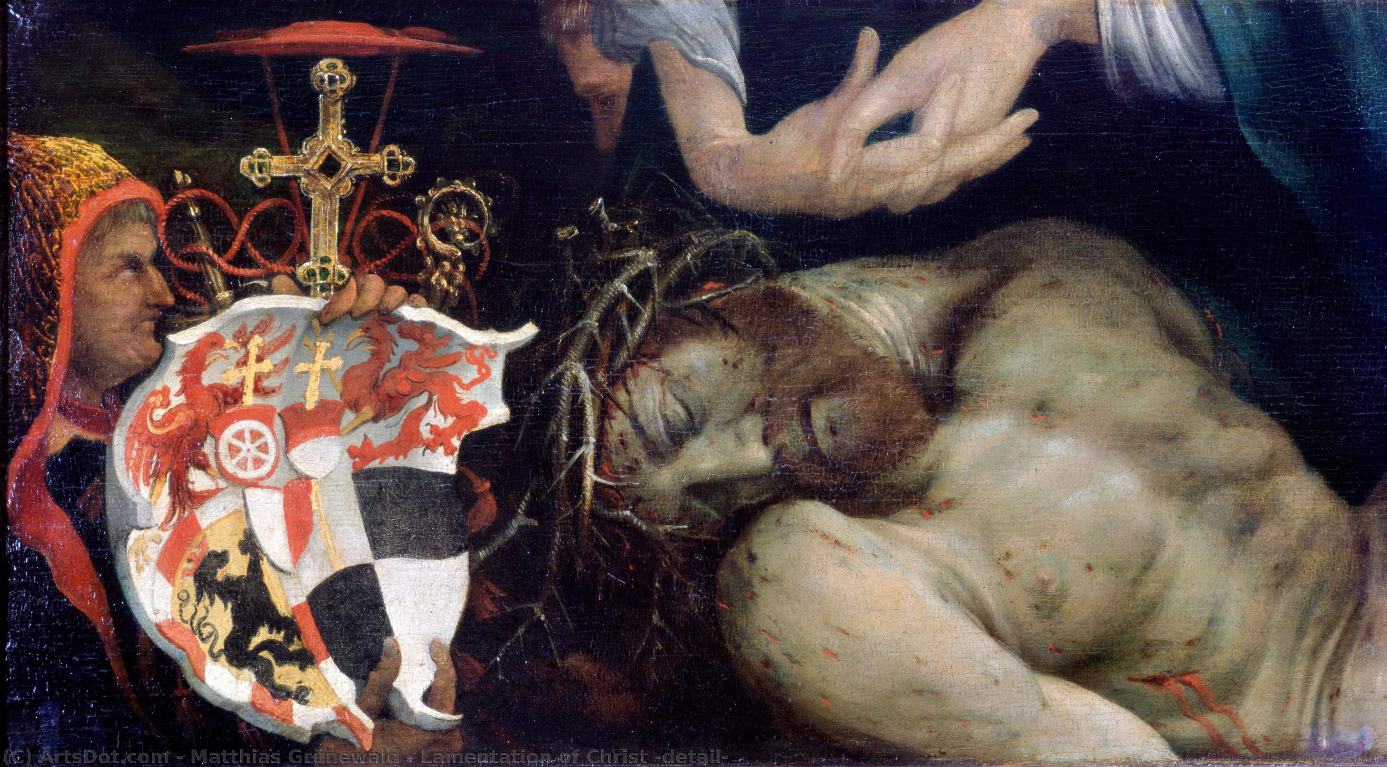 Lamentation Of Christ (detail) — Matthias Grünewald