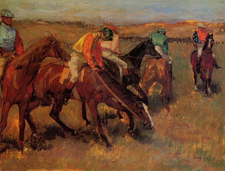 Before The Race — Edgar Degas