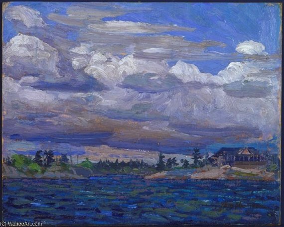 Cottage On A Rocky Shore — Thomas Thompson