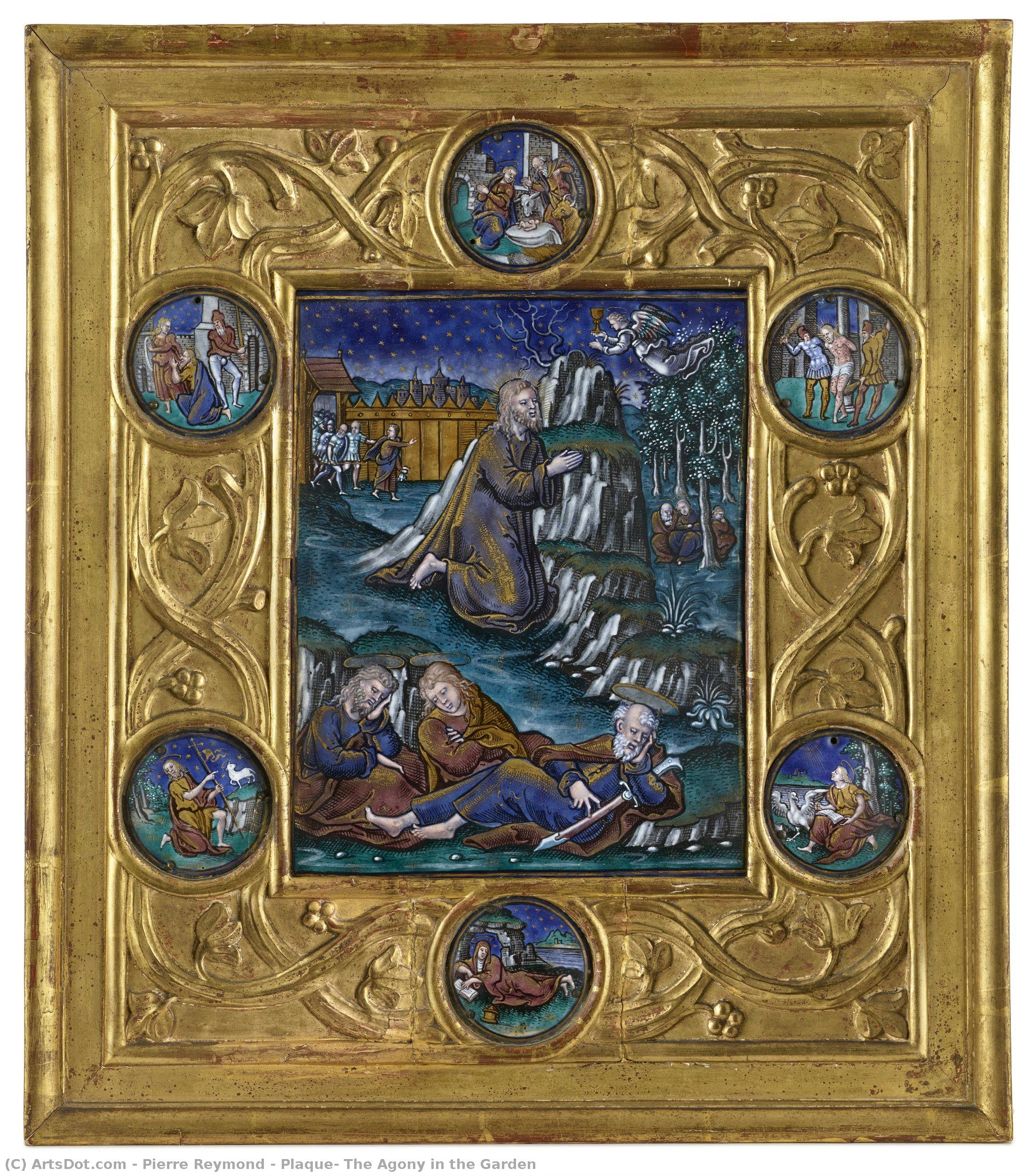 Plaque: The Agony In The Garden — Pierre Reymond