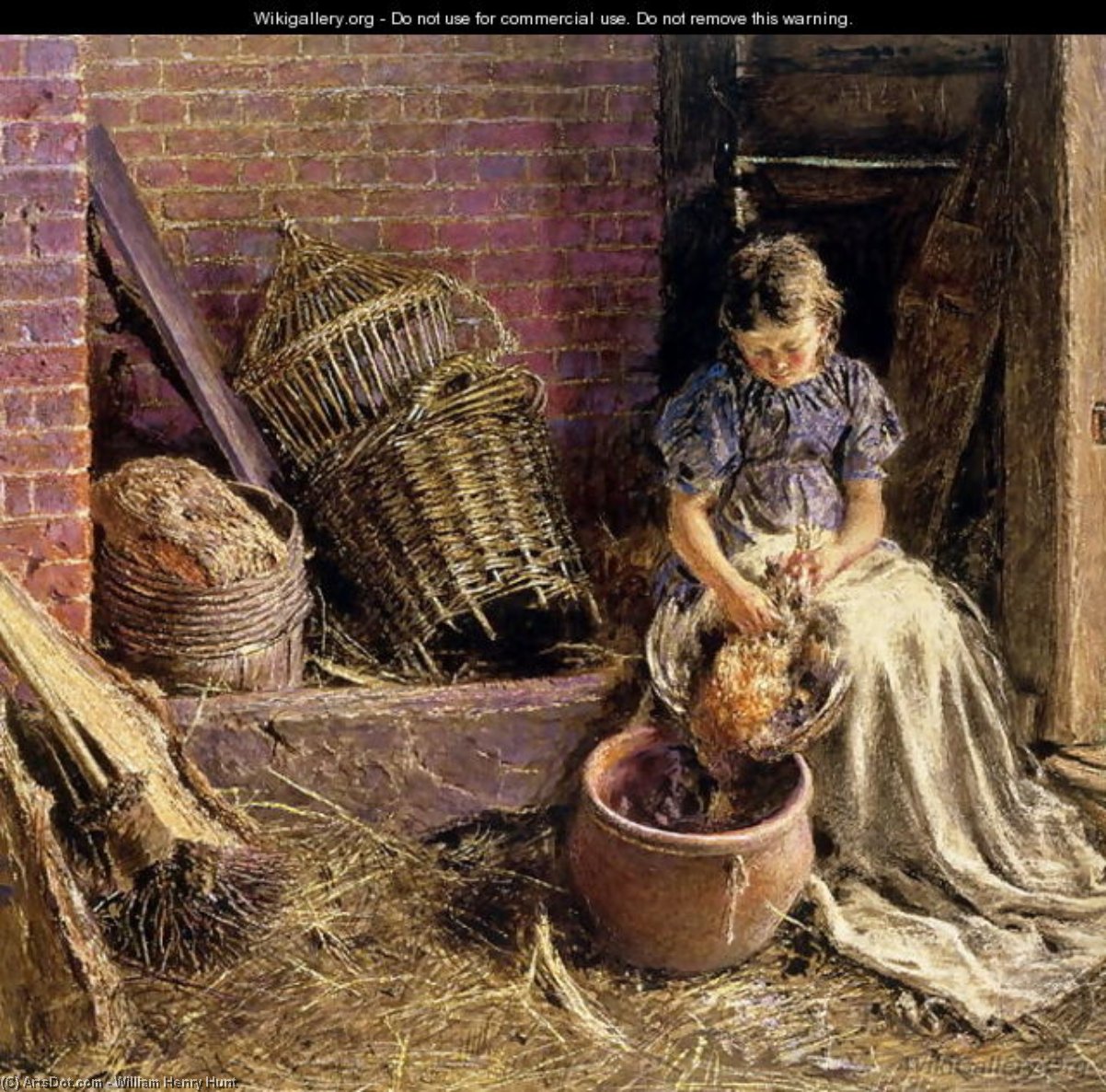 Plucking The Fowl — William Henry Hunt