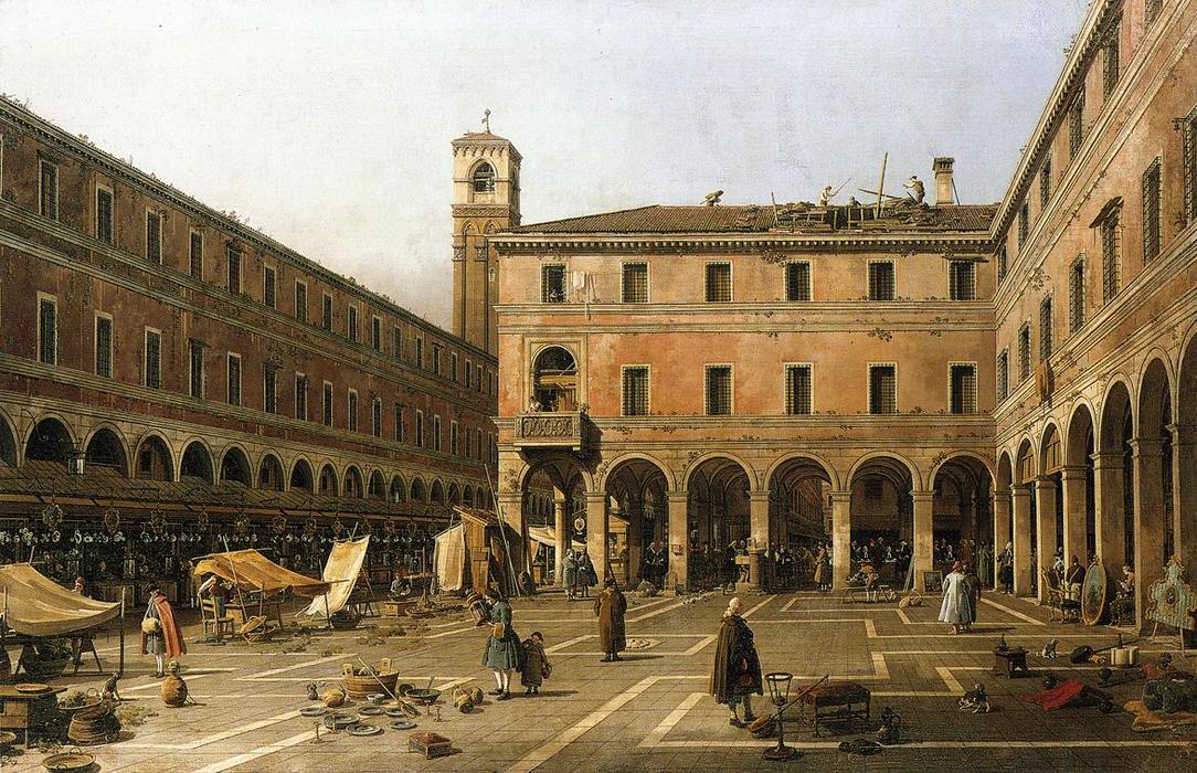 Campo Di Rialto — Canaletto