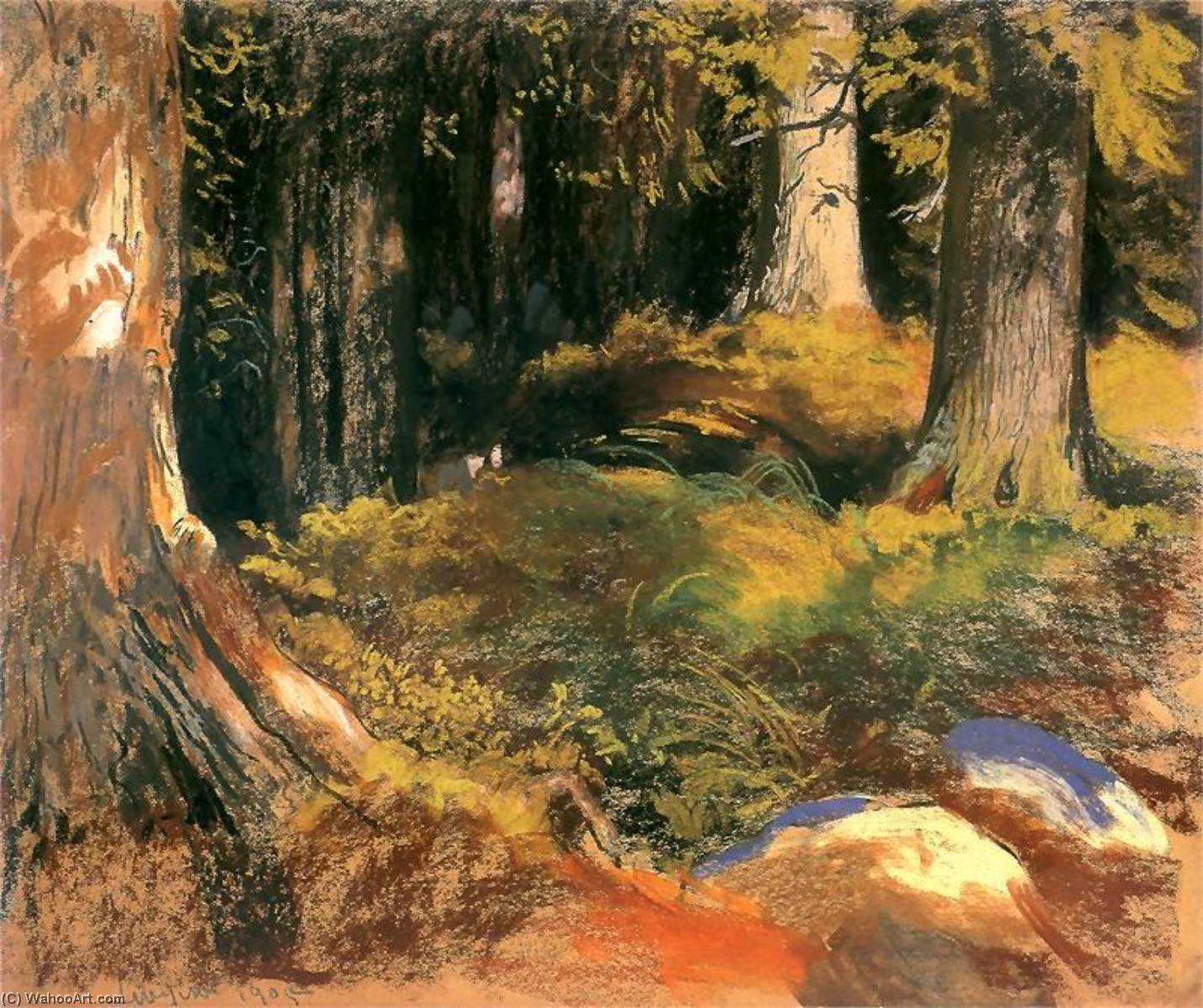 Forest In Zakopane — Leon Jan Wyczolkowski