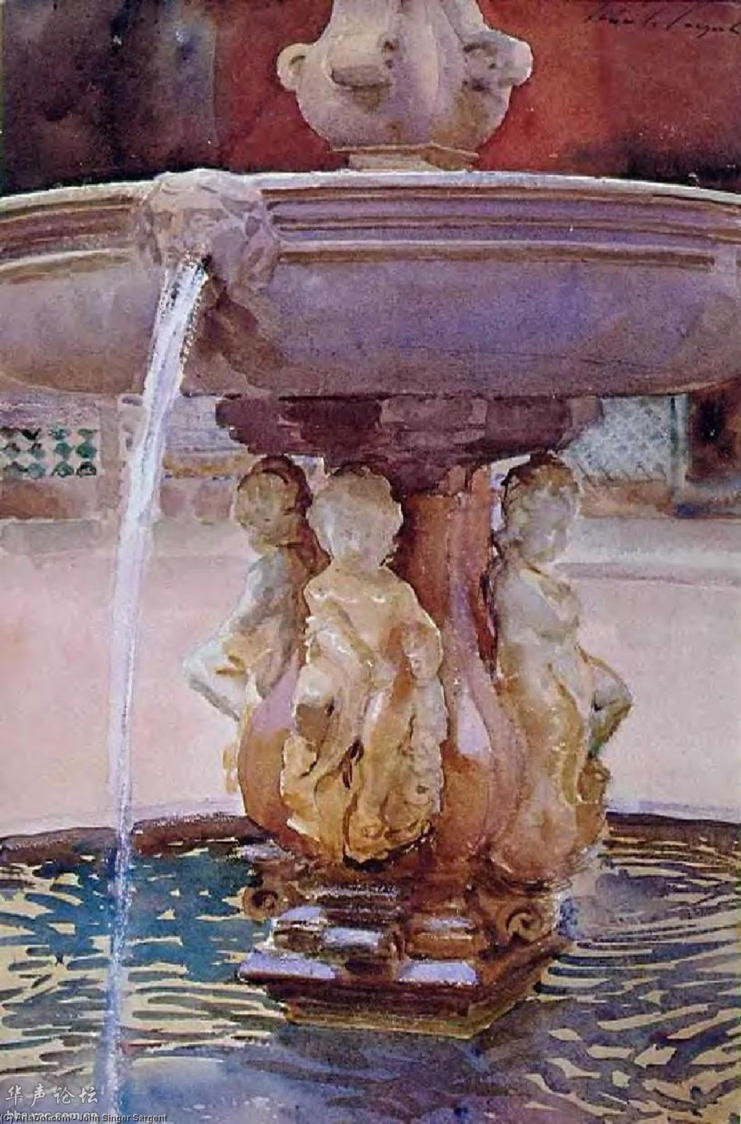 The Spanish Fountain — John Singer Sargent