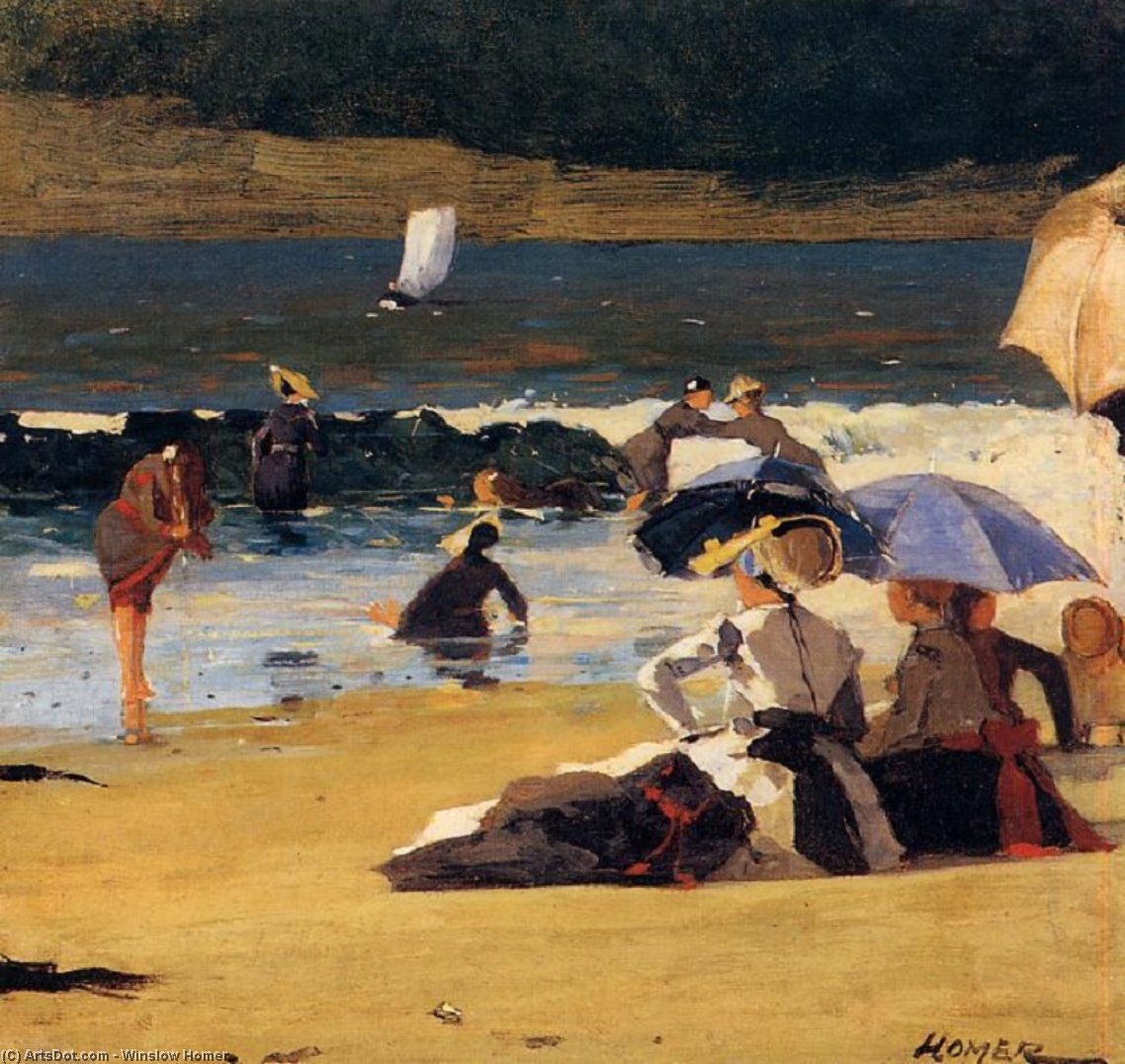 By The Shore — Winslow Homer