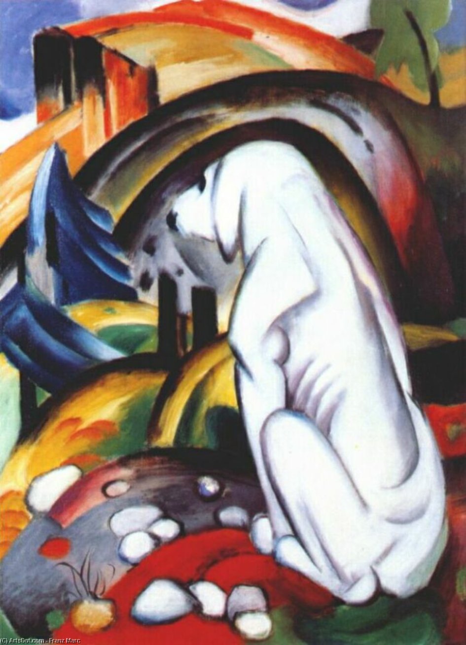Dog Before The World — Franz Marc