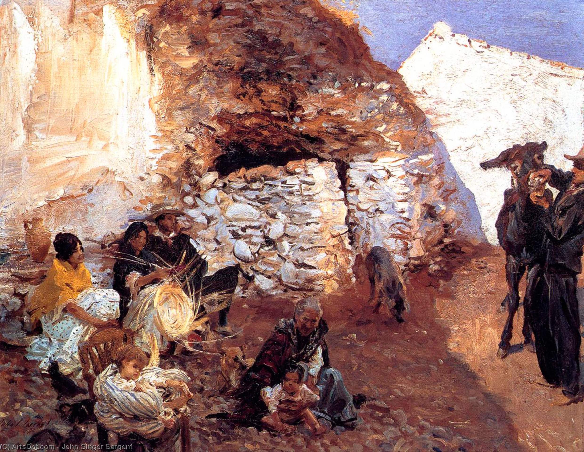 Gypsy Encampment — John Singer Sargent