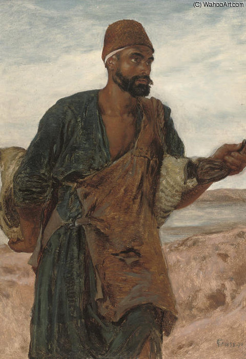 A Bedouin Hunter — Frederick Goodall