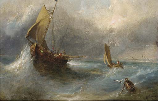 Off The Isle Of Wight — George Armfield (smith)