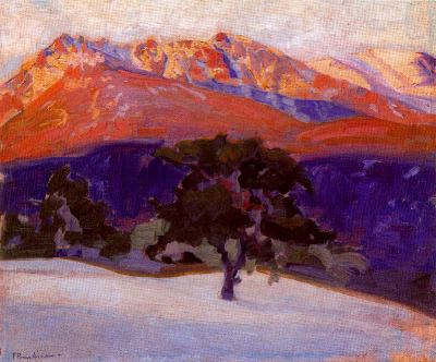 Paisaje Al Atardecer — Francisco Pons Arnau