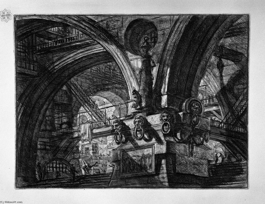 The Pier With A Lamp — Giovanni Battista Piranesi