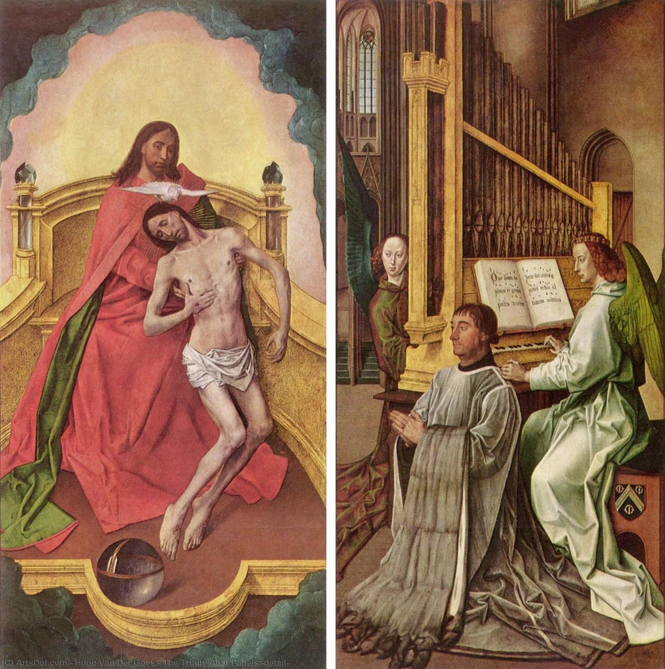 The Trinity Altar Panels (detail) — Hugo Van Der Goes