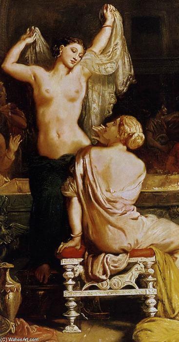 The Tepidarium (detail) — Théodore Chassériau
