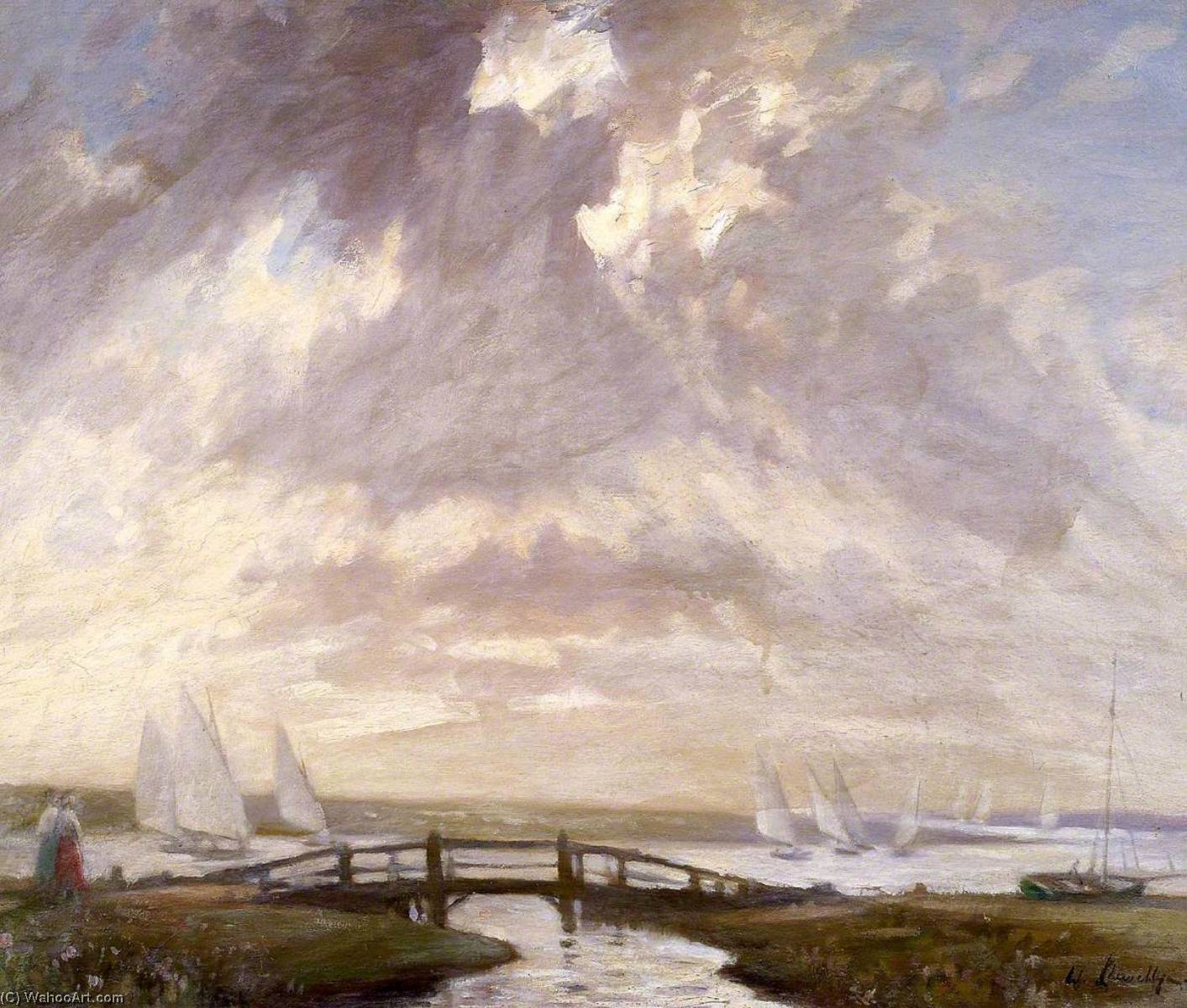 Sailing At Blakeney — Samuel Henry William Llewellyn