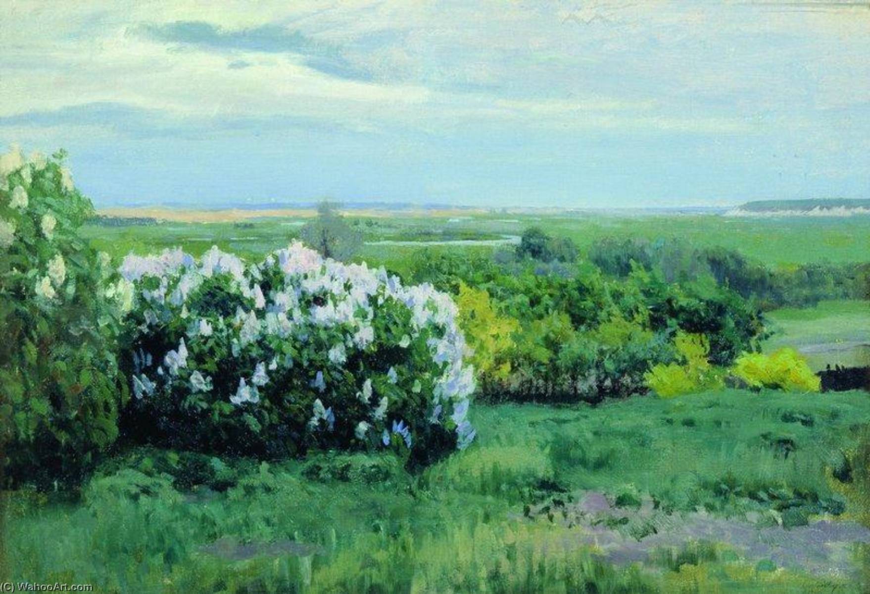 Lilac Bushes — Stanislav Zhukovsky