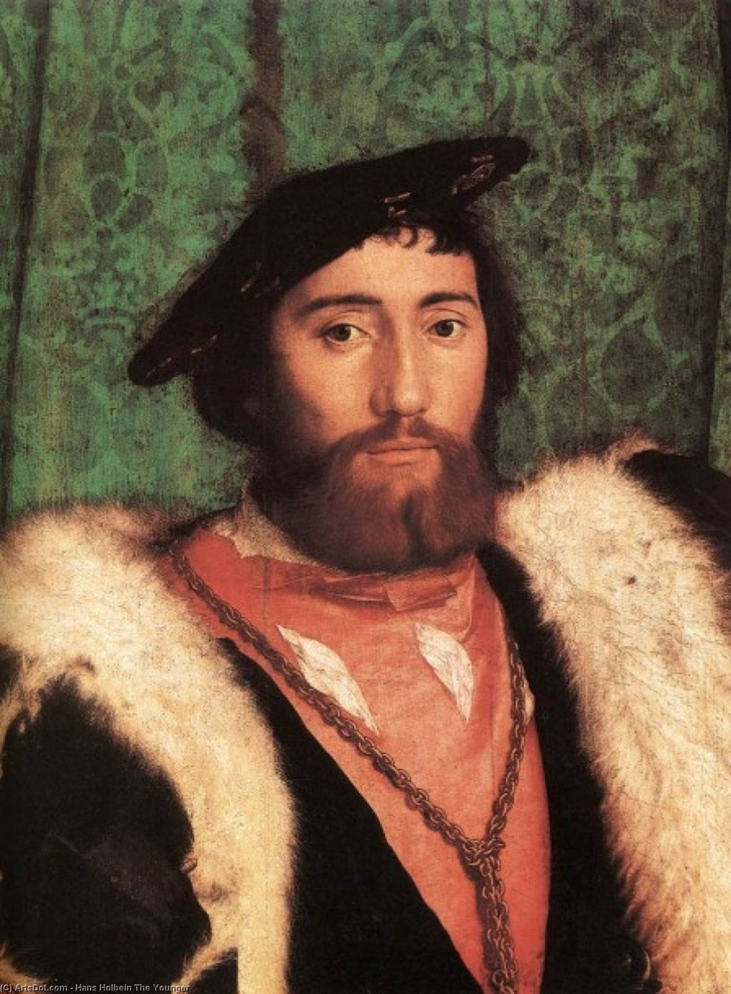 Ambassadors - The Ambassadors (detail) — Hans Holbein The Younger