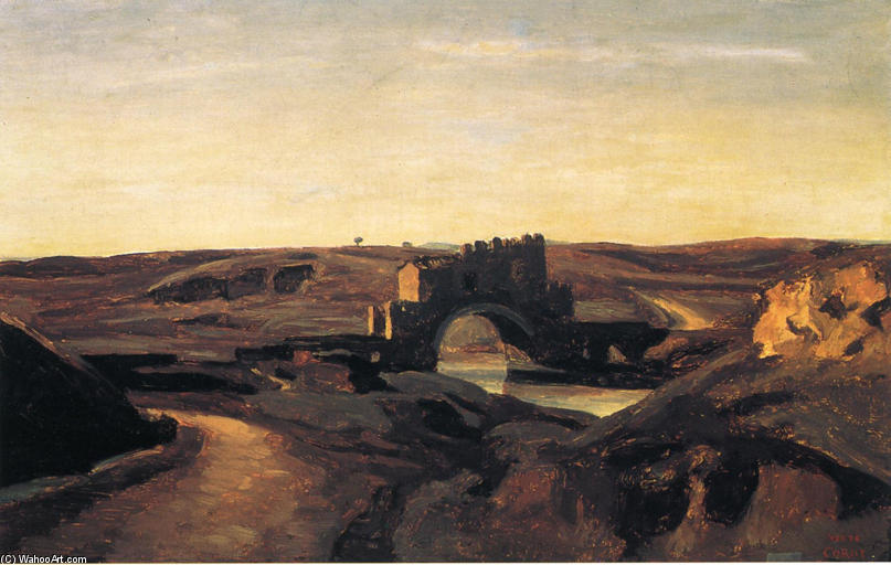 Ponte Nomentano — Jean-baptiste-camille Corot