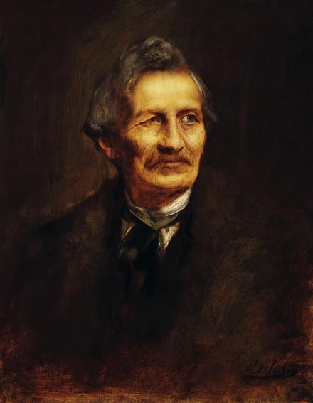 Portrait Of The Architect Gottfried Semper — Franz Seraph Von Lenbach