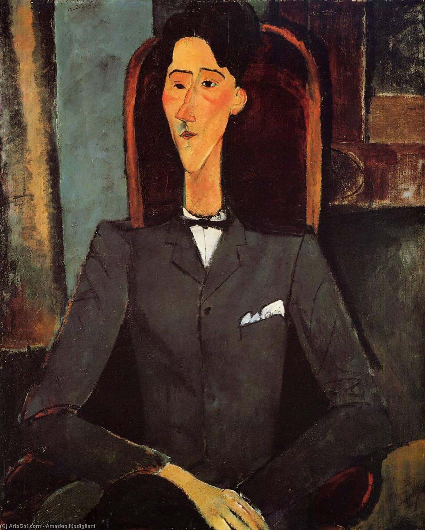 Portrait Of Jean Cocteau — Amedeo Clemente Modigliani