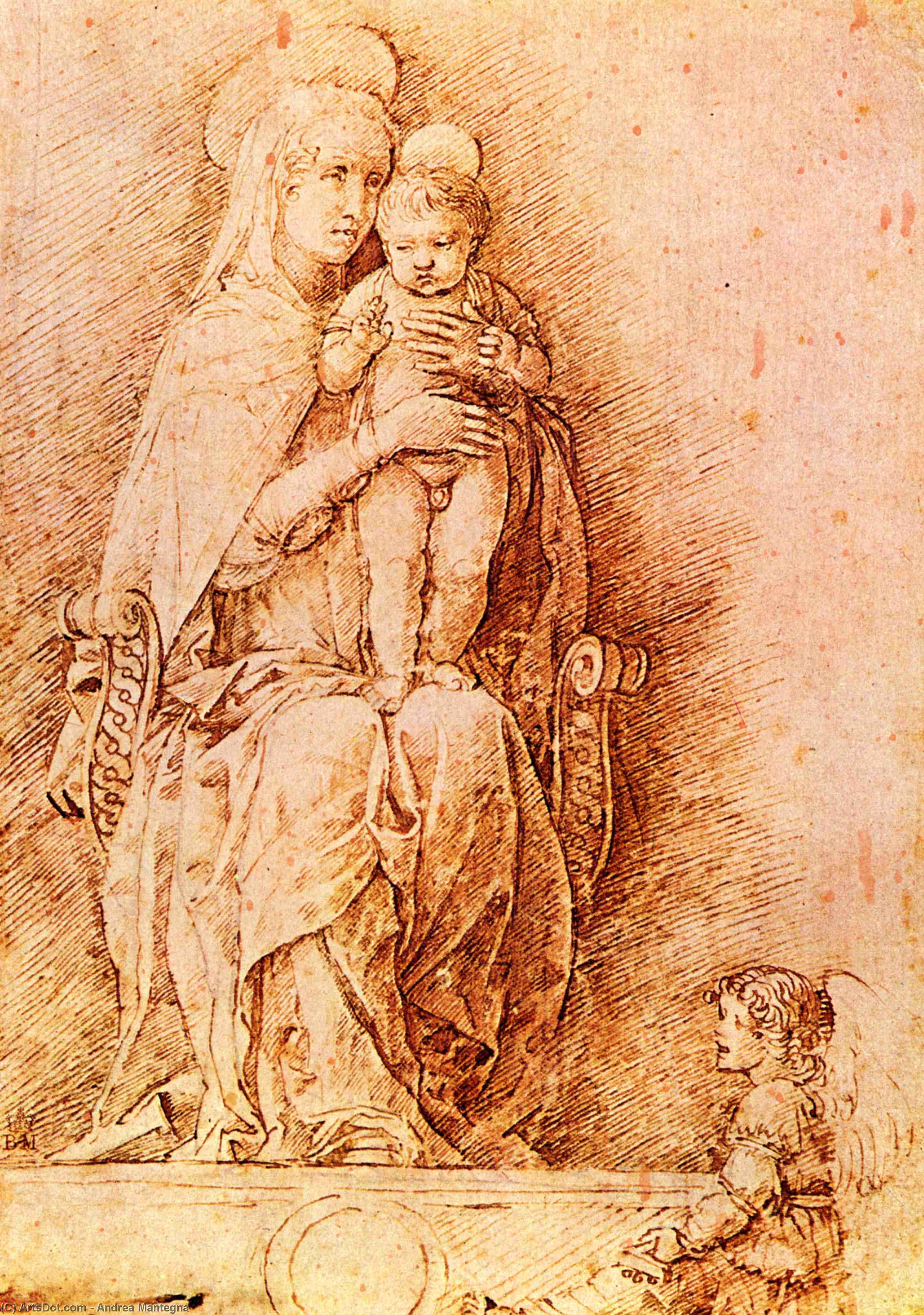 Madonna And Child — Andrea Mantegna