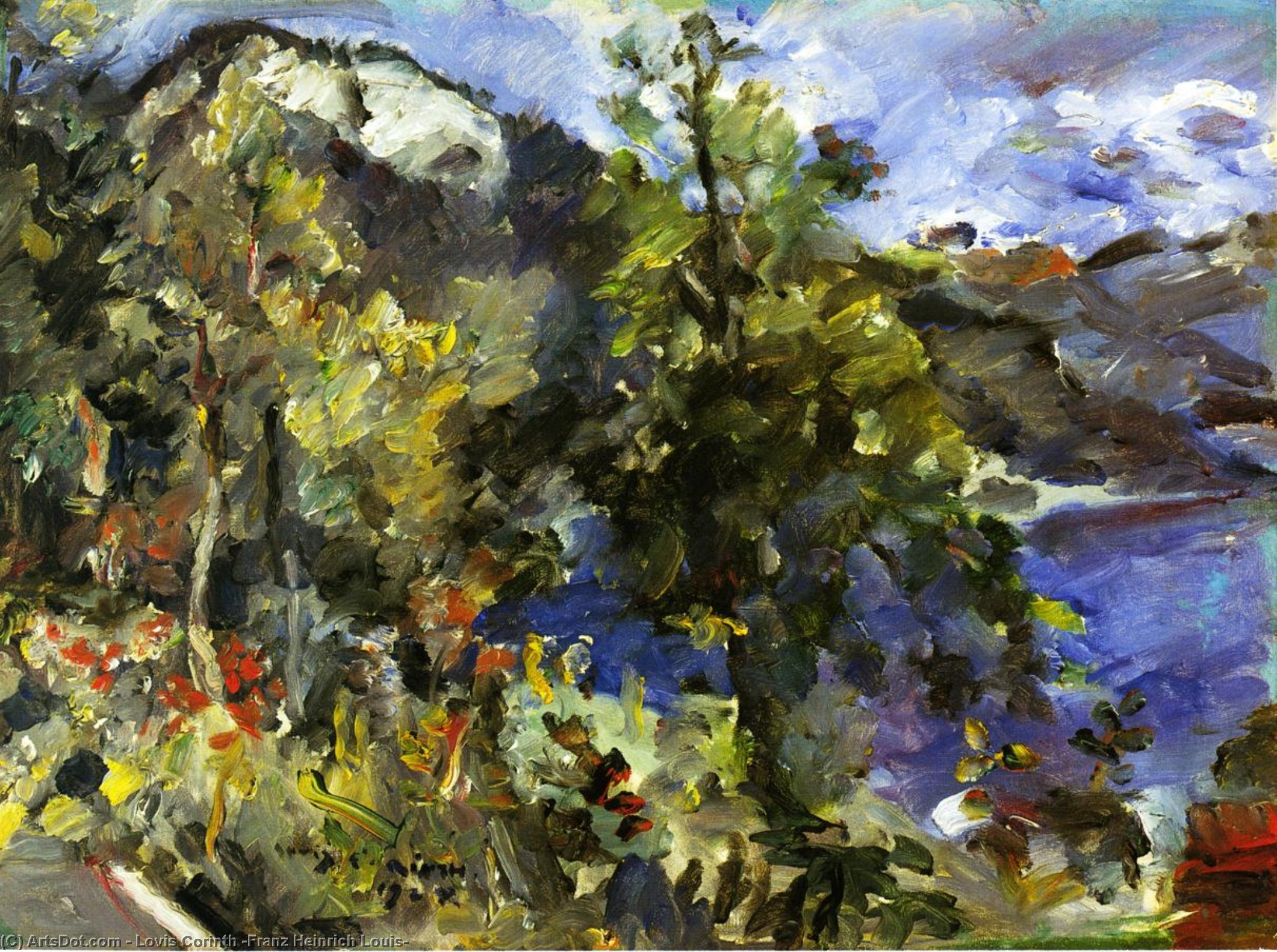 The Jochberg And The Walchensee — Lovis Corinth