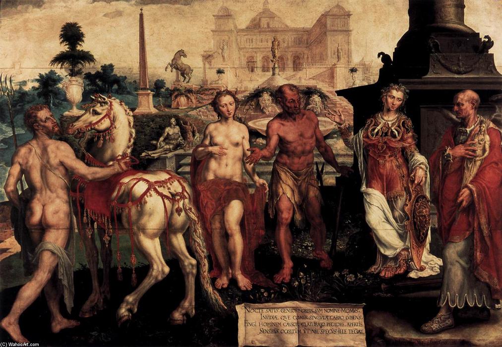 Momus Criticizes The Gods' Creations — Maerten Van Heemskerck