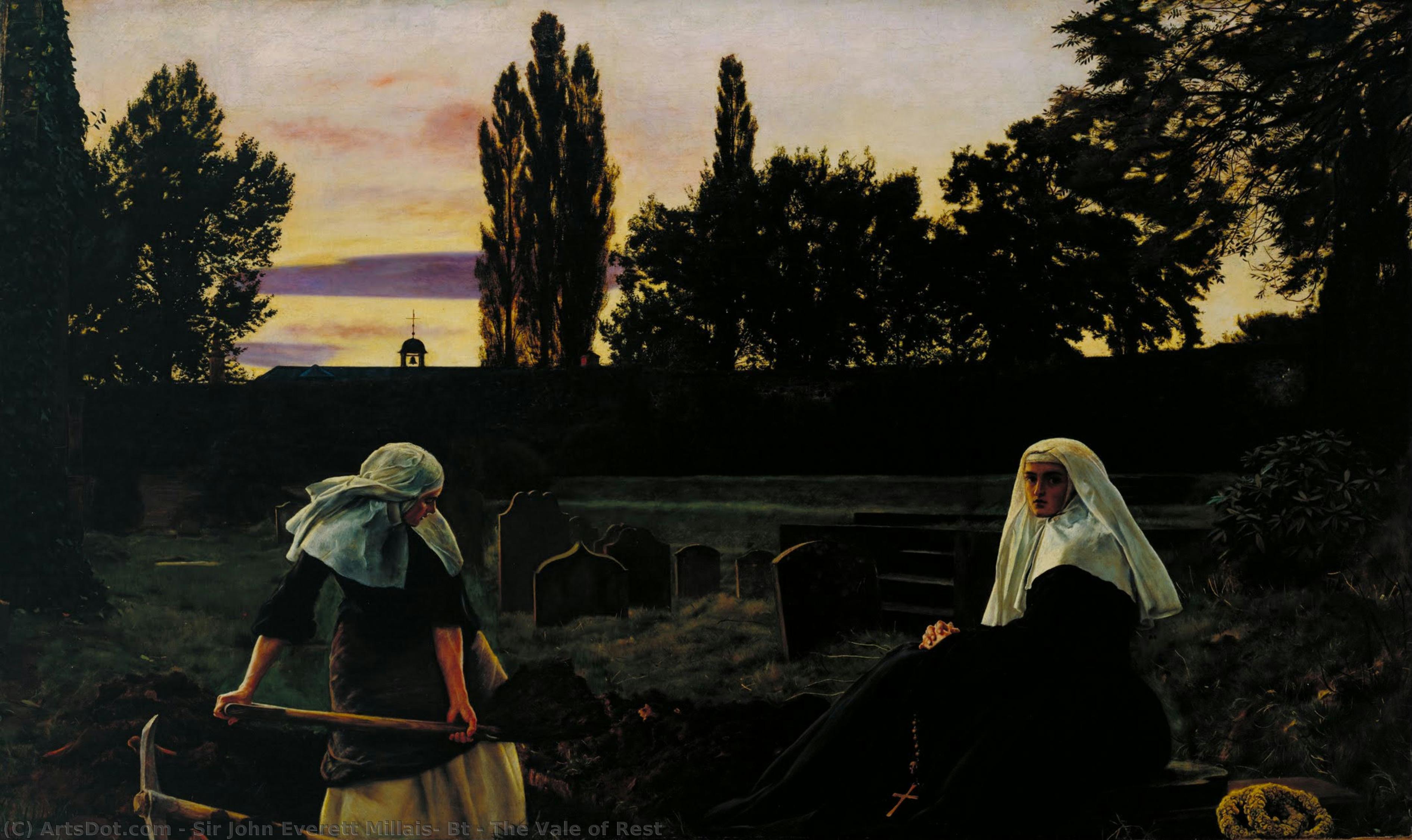 The Vale Of Rest — Sir John Everett Millais