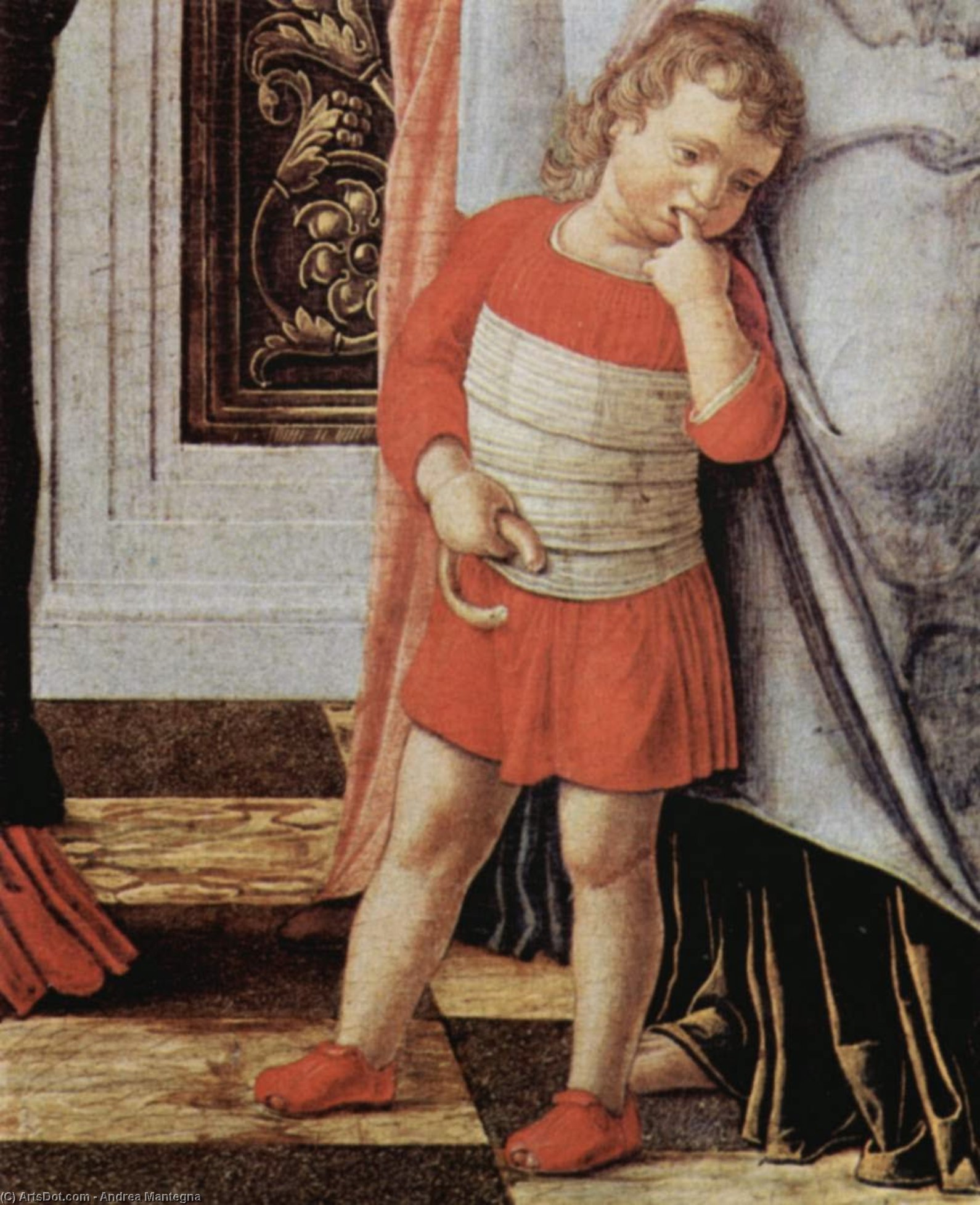 The Circumsicion Of Jesus, Detail — Andrea Mantegna