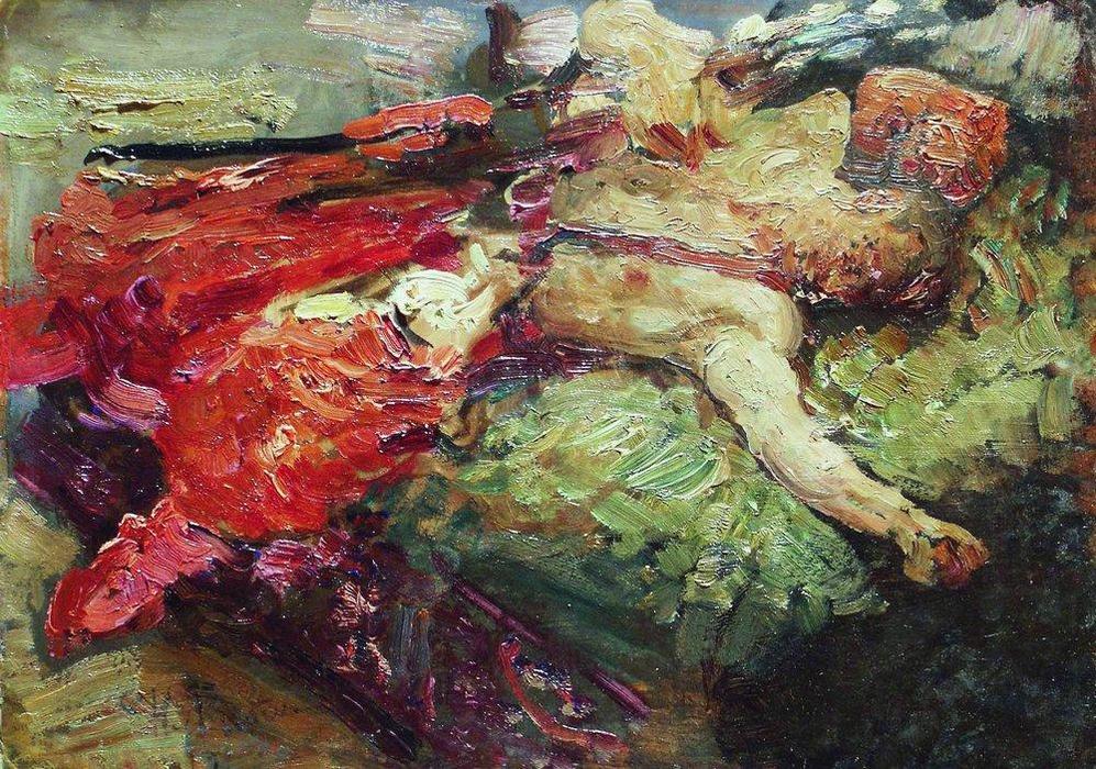 Sleeping Cossack — Ilya Yefimovich Repin