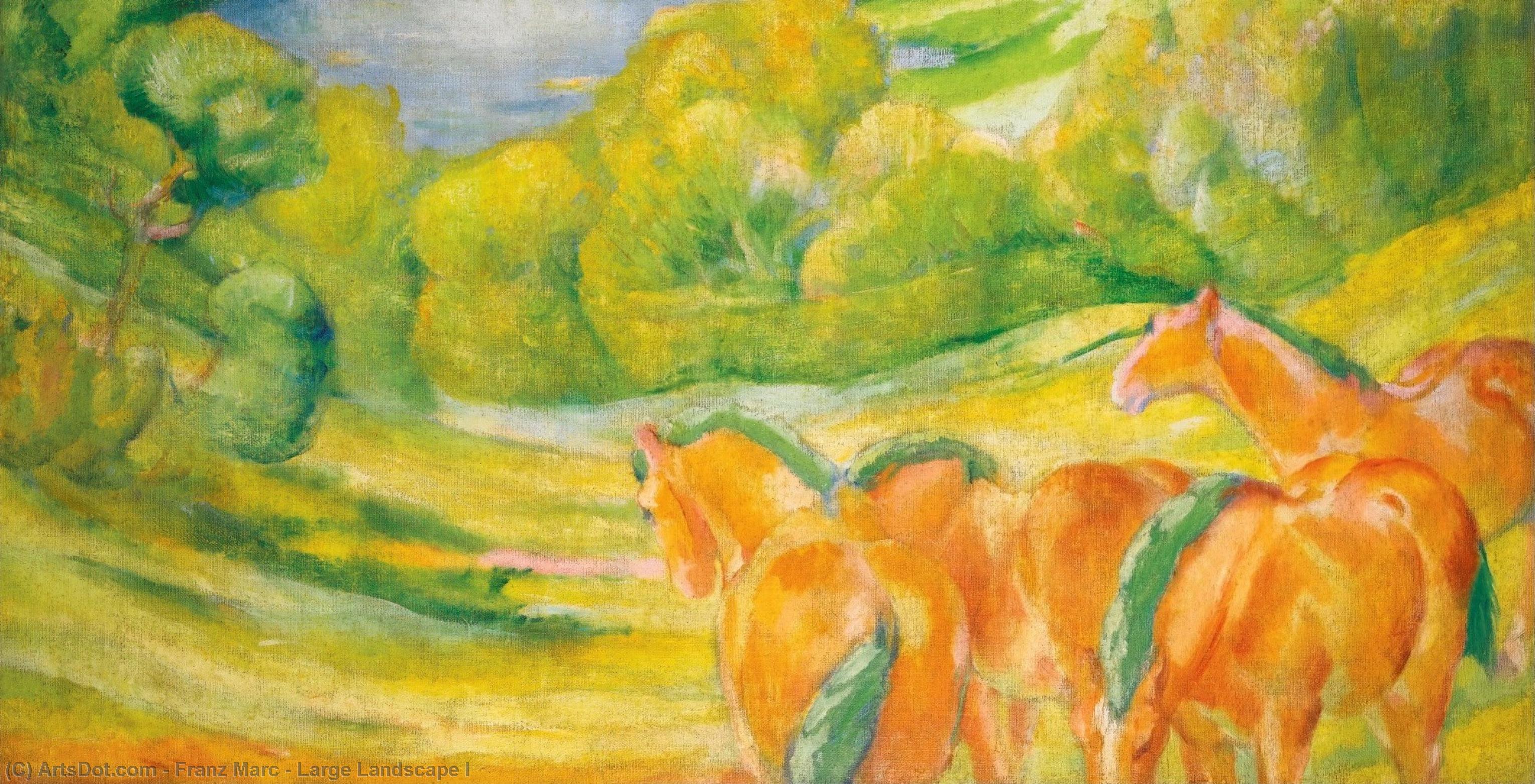 Large Landscape I — Franz Marc