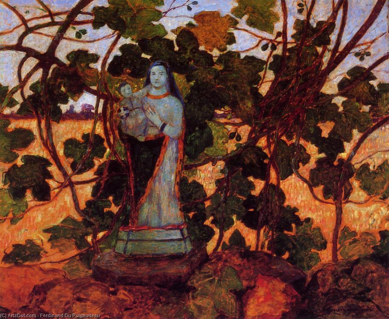 The Virgin With Fig Tree — Ferdinand Du Puigaudeau