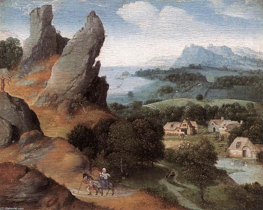 Landscape With The Flight Into Egypt — Joachim Patenier