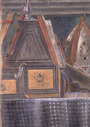 Detail From St. Augustine In His Cell — Sandro Botticelli