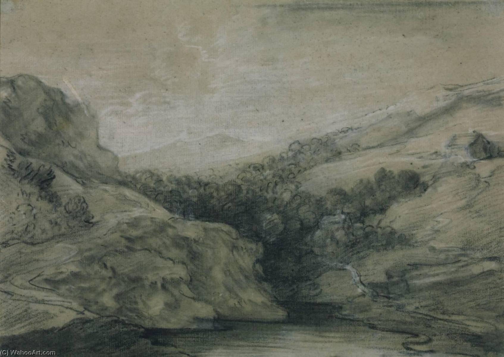 Mountain Landscape With Pool — Thomas Gainsborough
