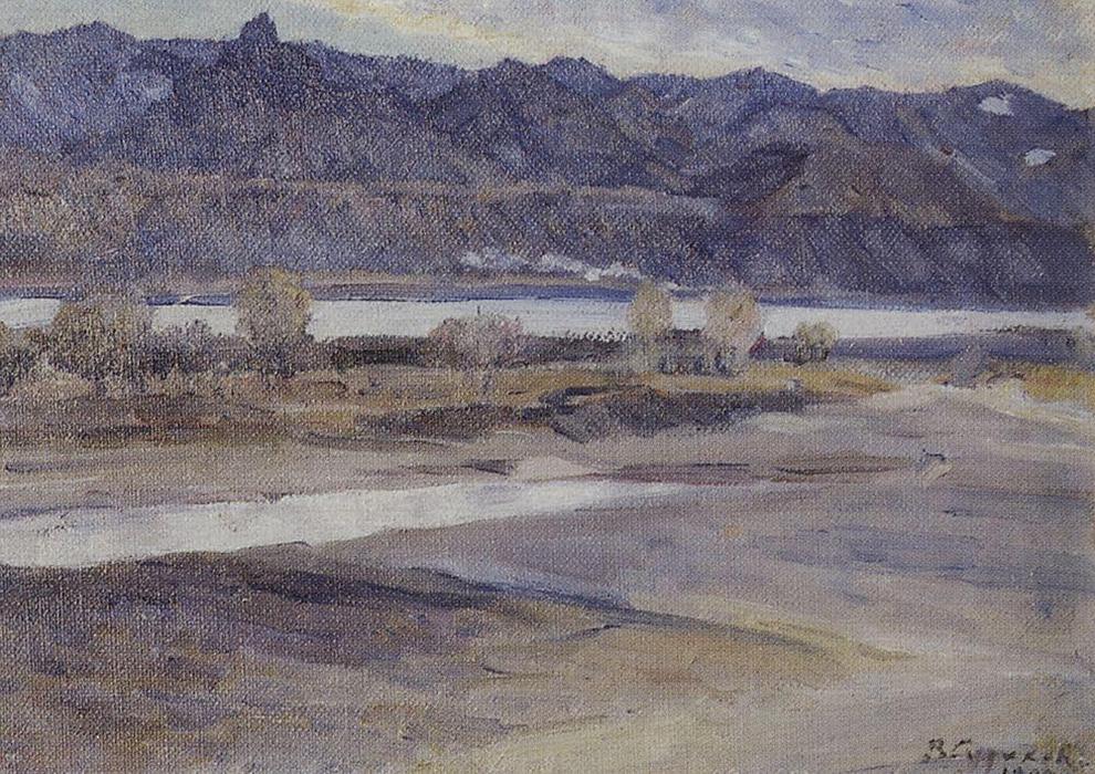 Mountains Near Krasnoyarsk — Vasily Ivanovich Surikov