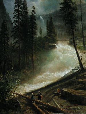 Nevada Falls, Yosemite — Albert Bierstadt