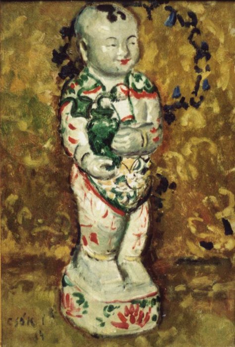Buddha Statuette — István Csók