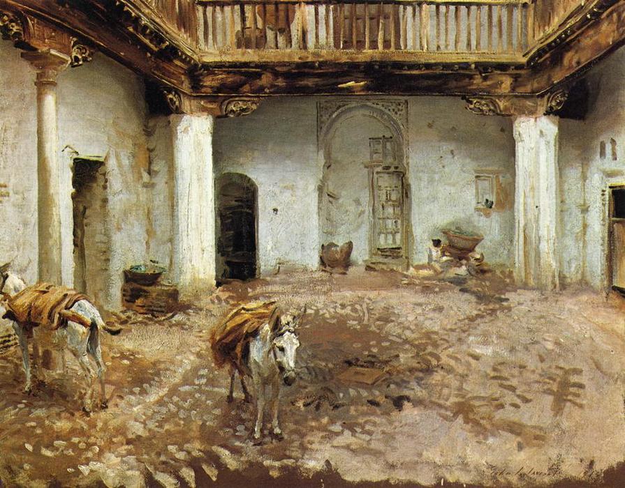 Moorish Courtyard — John Singer Sargent