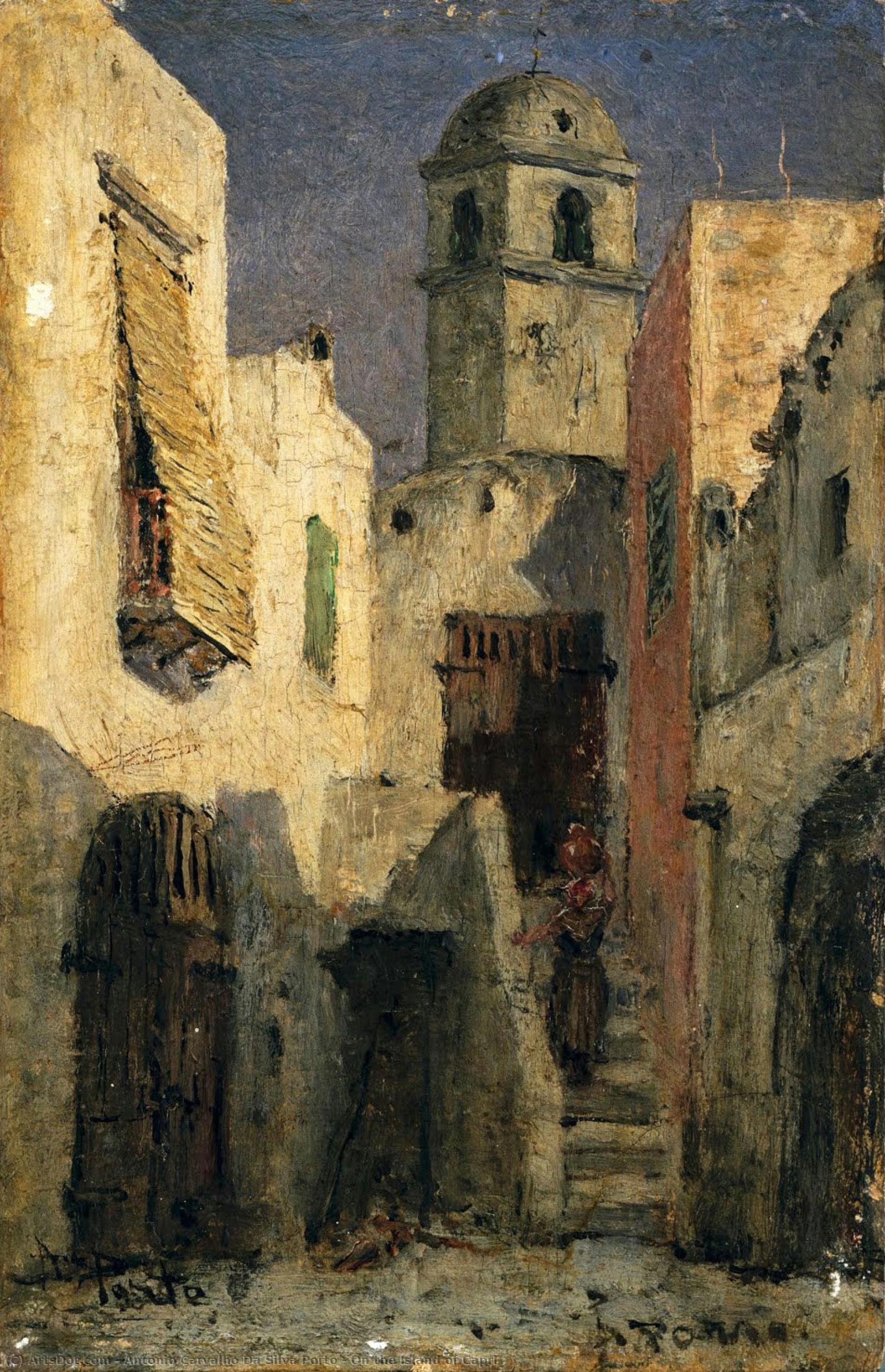 On The Island Of Capri — António Carvalho Da Silva Porto