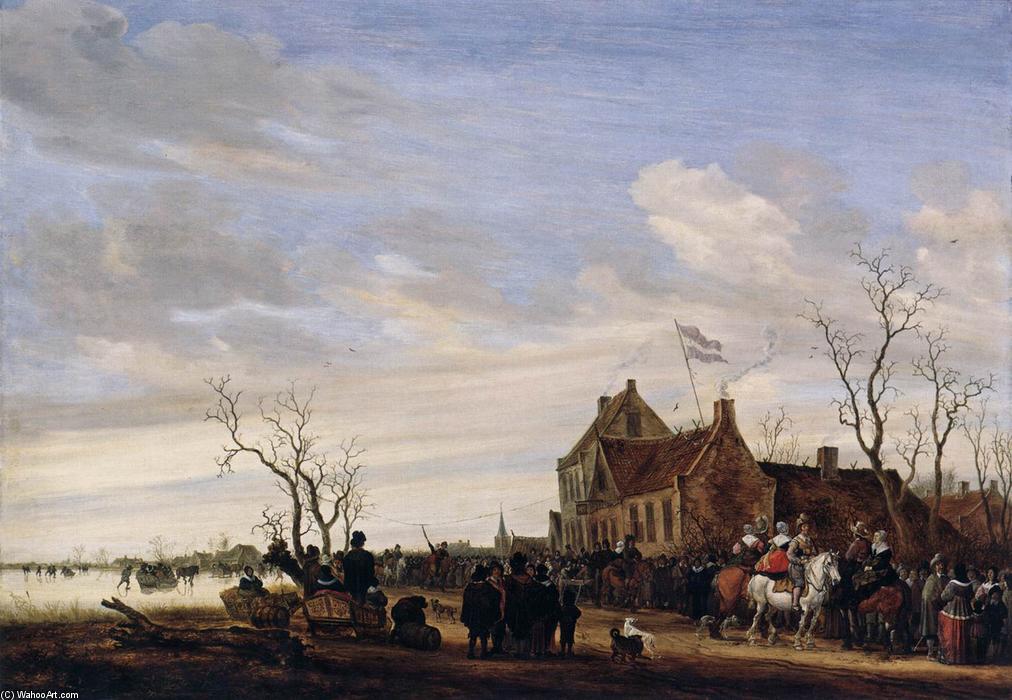 Drawing The Eel — Salomon Van Ruysdael