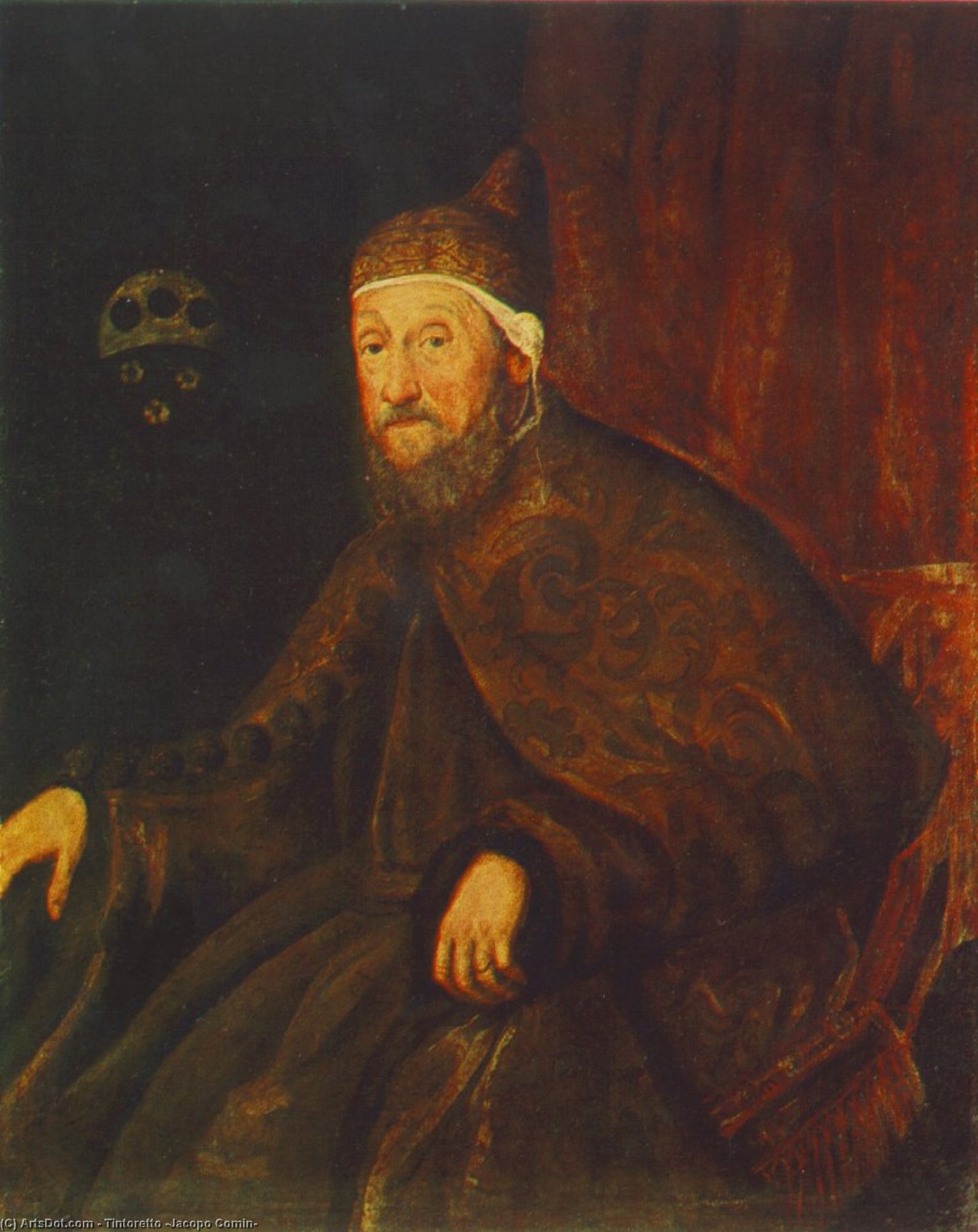 Portrait Of Doge Pietro Loredano — Jacopo Tintoretto