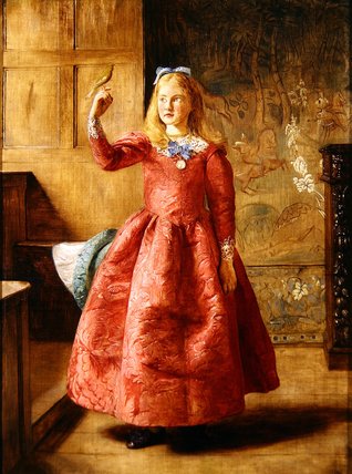 Girl With Linnet — James Archer