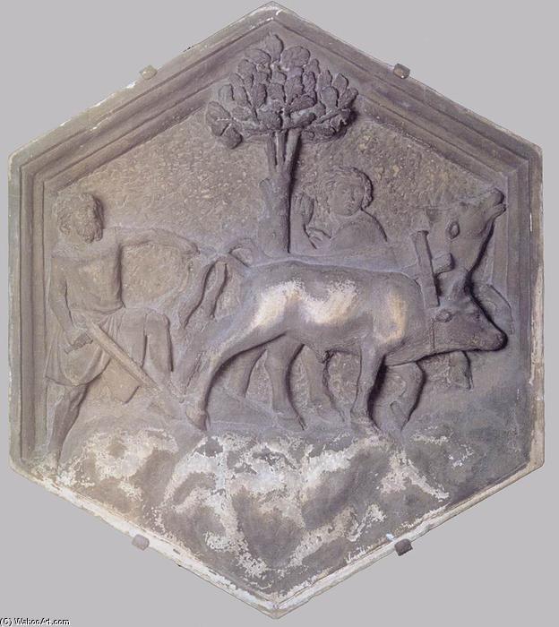 Ploughing — Andrea Pisano