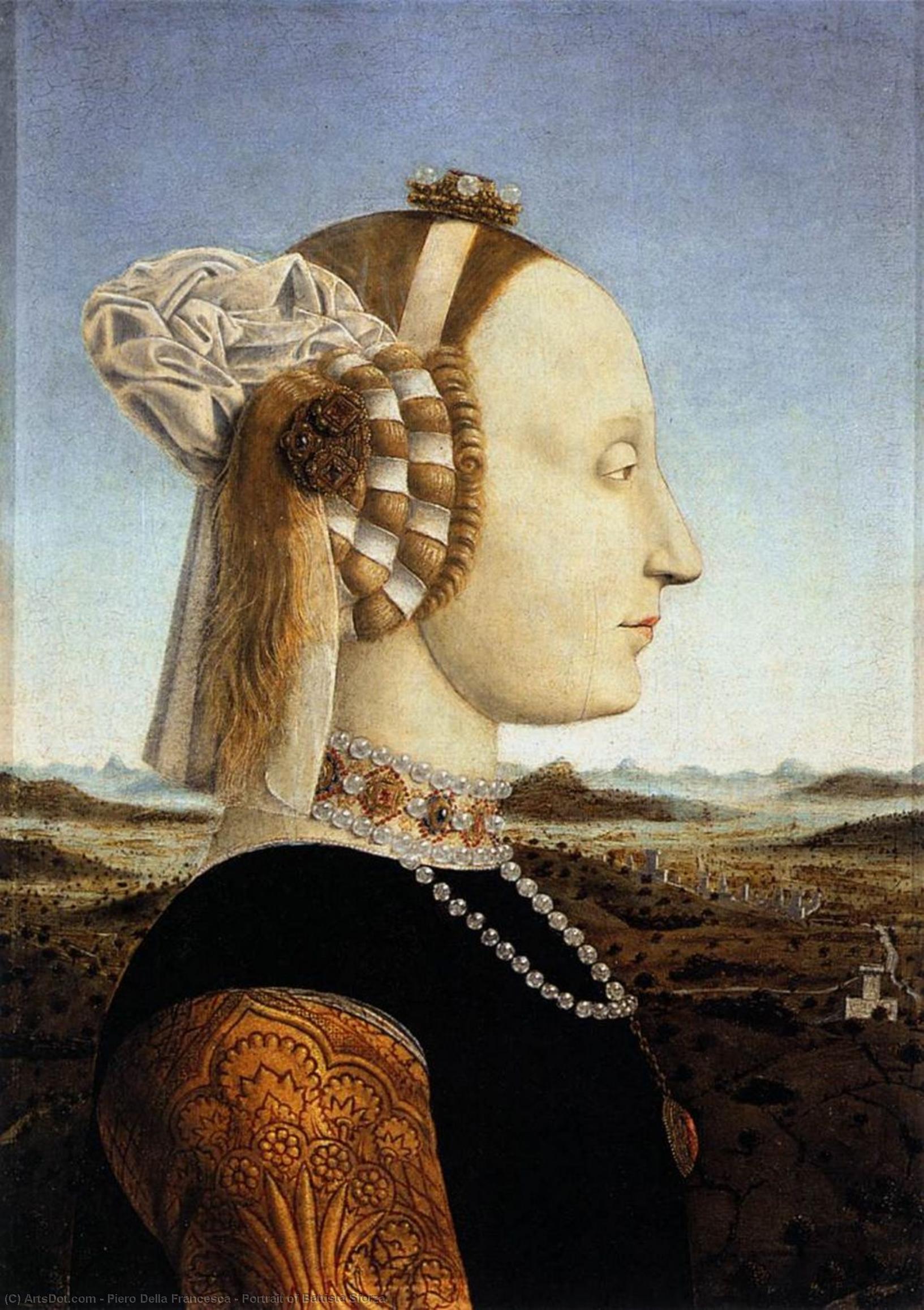 Portrait Of Battista Sforza — Piero Della Francesca