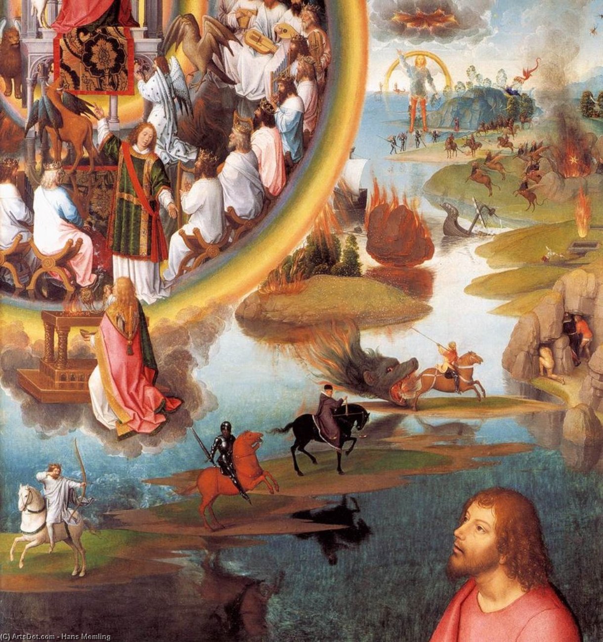 St John Altarpiece (detail) (11) — Memling, Hans