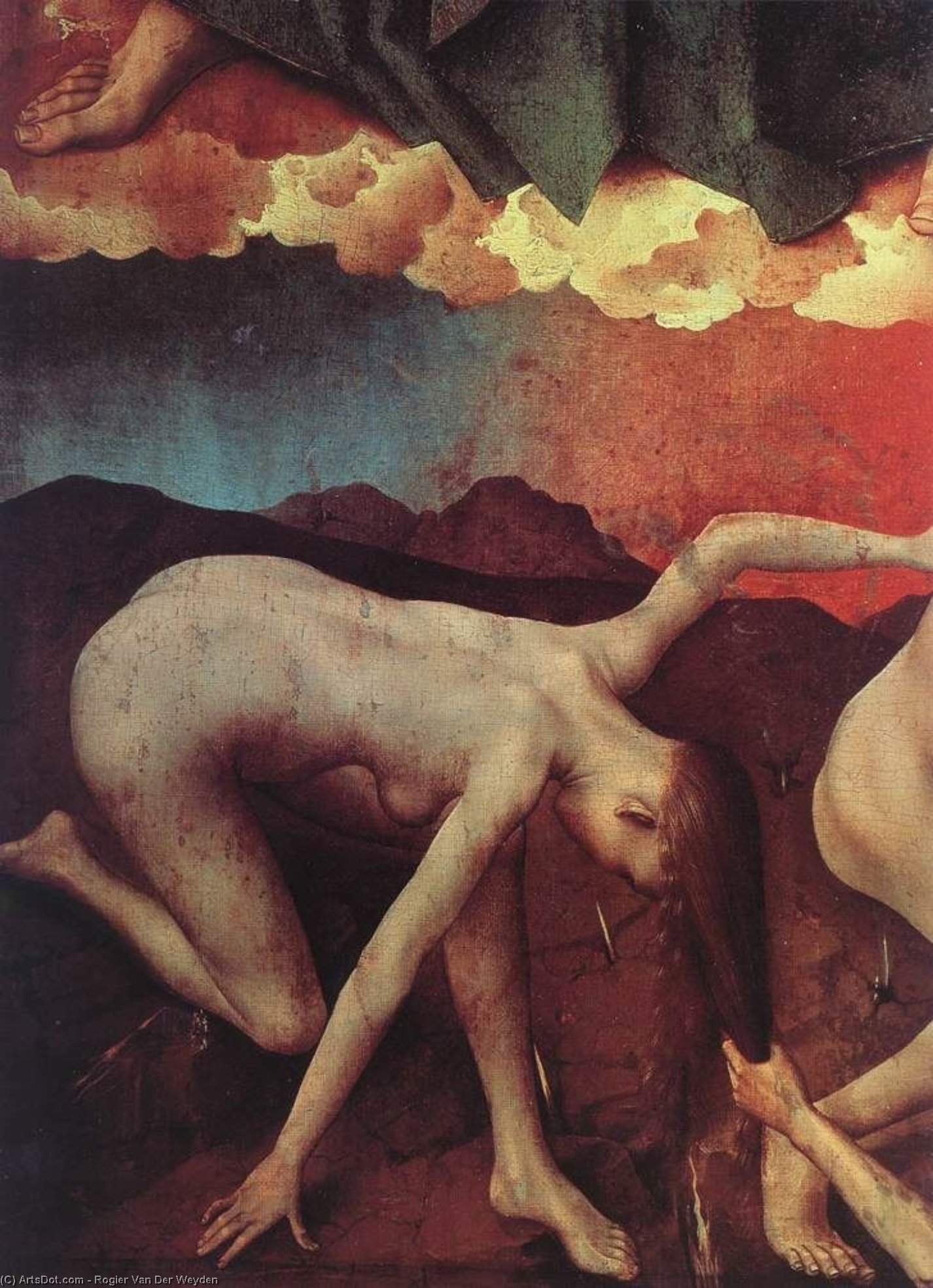 The Last Judgment (detail) (19) — Rogier Van Der Weyden
